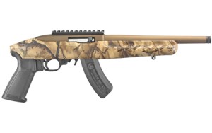RUGER 22 CHARGER 22LR 10" GWCAMO 15R
