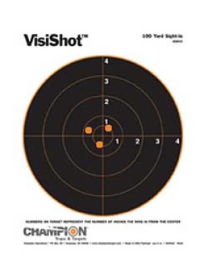 CHAMPION VISICOLOR 8" BULLSEYE 10PK